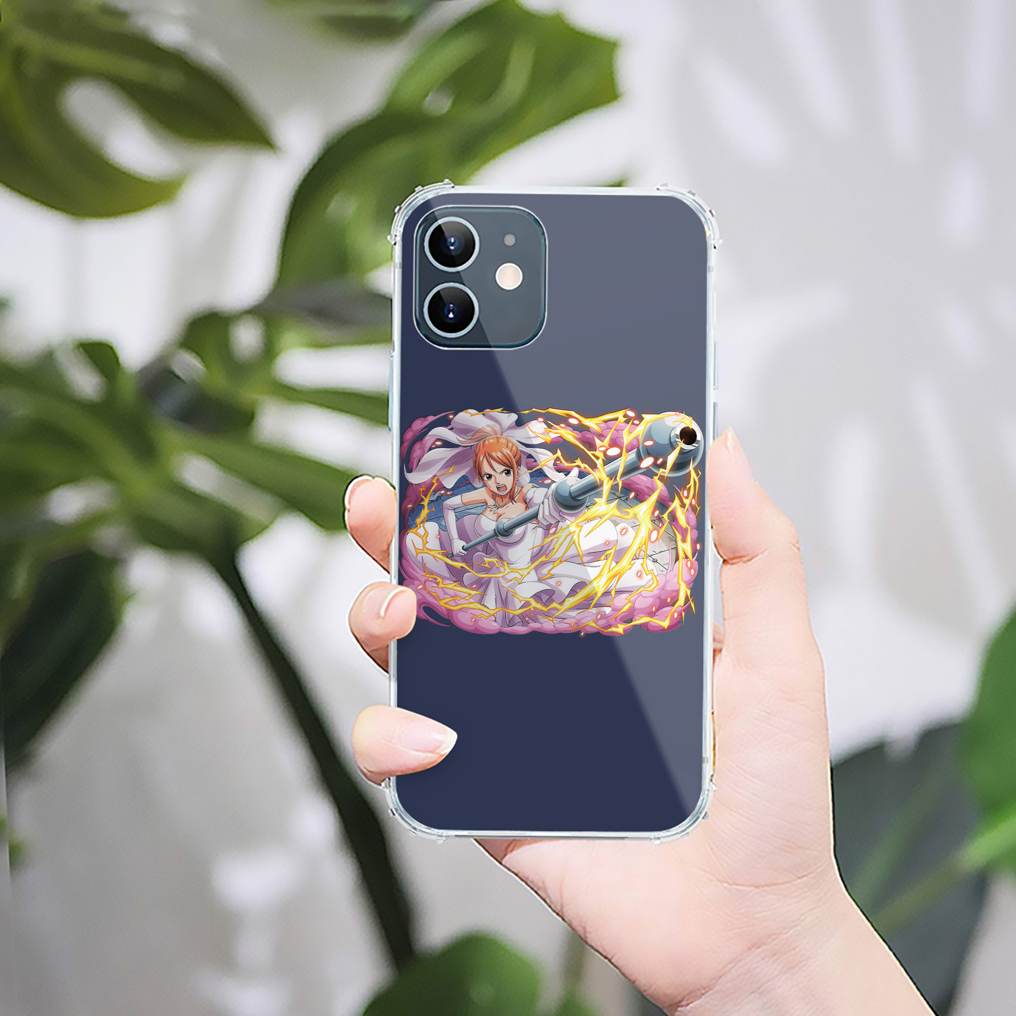 （画像用） ワンピース ナミ ONE PIECE Nami 【iPhone 12シリーズ対応】透明スマホケース（クリアソフトケース）
